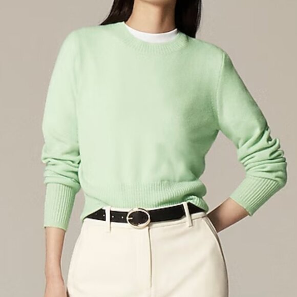 J. Crew Cashmere shrunken crewneck sweater Size S - Picture 1 of 13